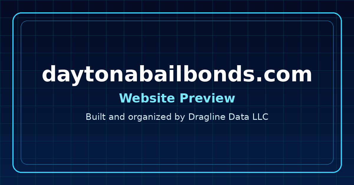 Live preview of DaytonaBailBonds.com