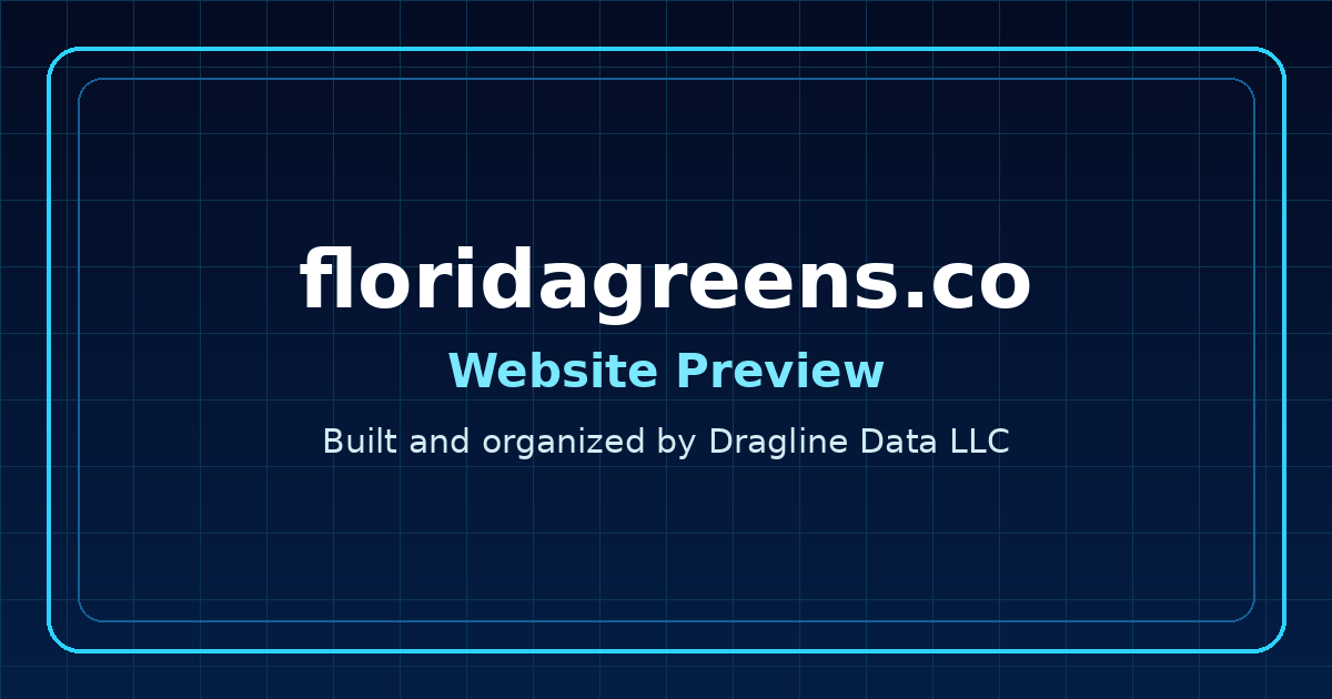 Live preview of FloridaGreens.co